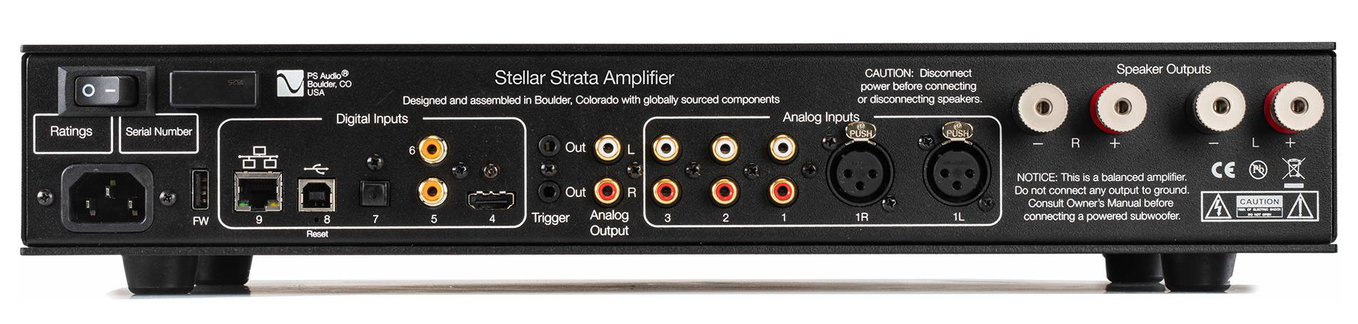 Интегральный усилитель PS Audio Stellar Strata Black
