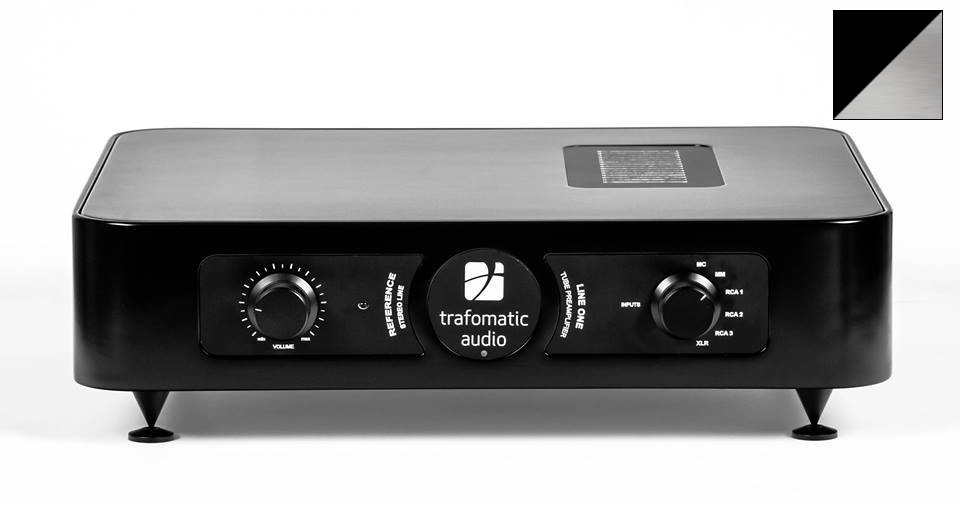 Предварительный ламповый усилитель Trafomatic Audio Reference Line One (black/silver plates)