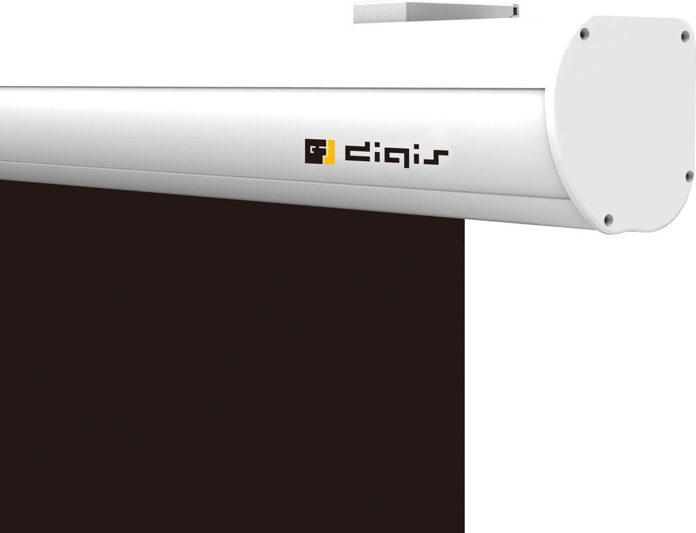 Экран настенный с электроприводом Digis Ellipse DSEES-16902W_100 MW, корпус Белый, 16:9, 90", 210x220 (200x113), RS232, ИК, пульт ДУ, триггер