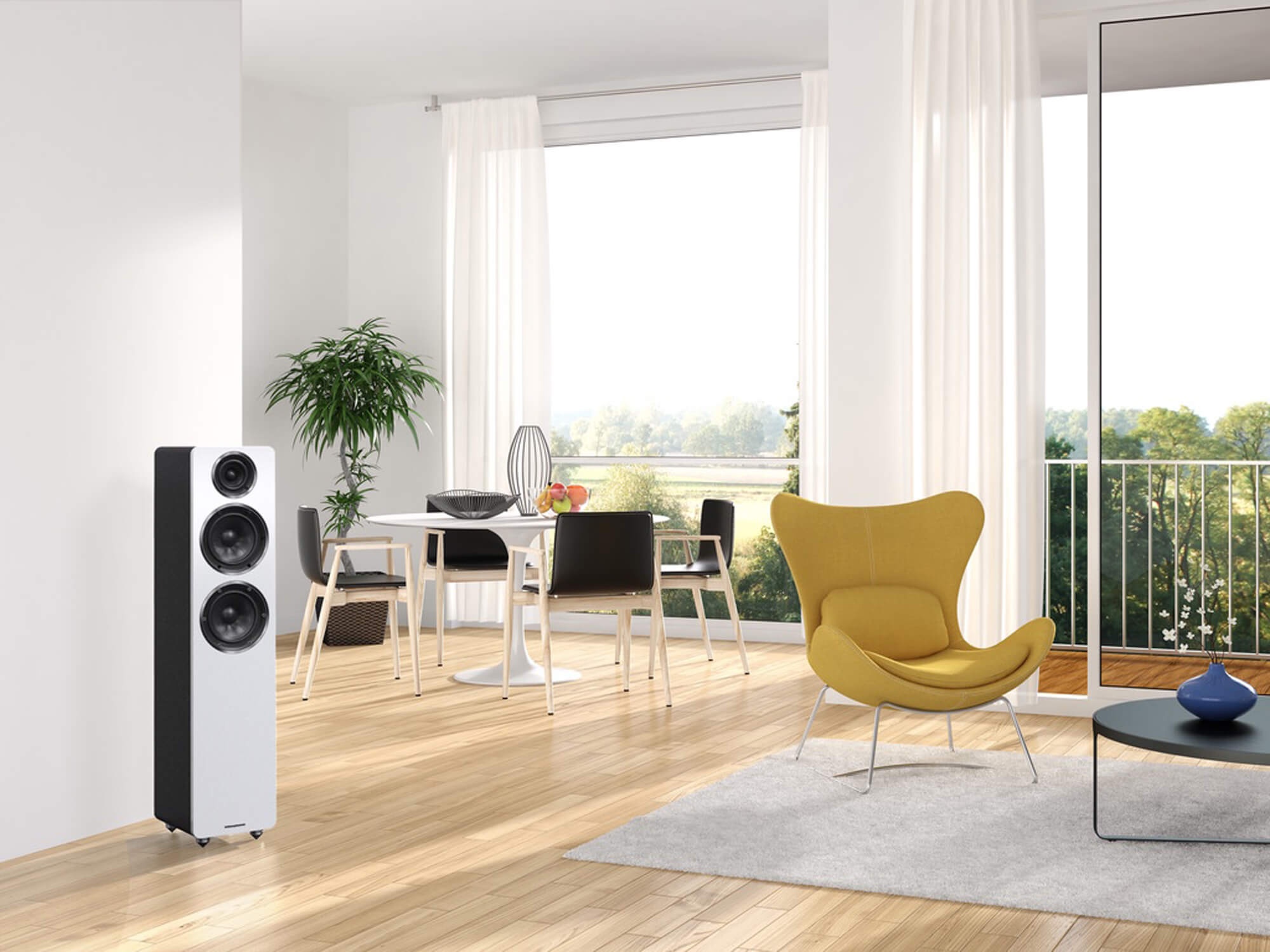 Напольная акустика Wharfedale Diamond A2 System white (+hub)