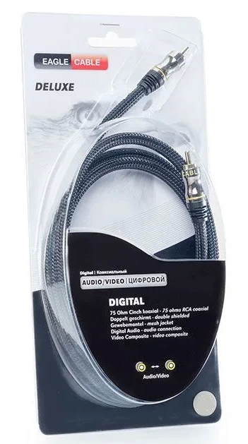 Кабель межблочный цифровой Eagle Cable DELUXE Digital 1.5m #10030015