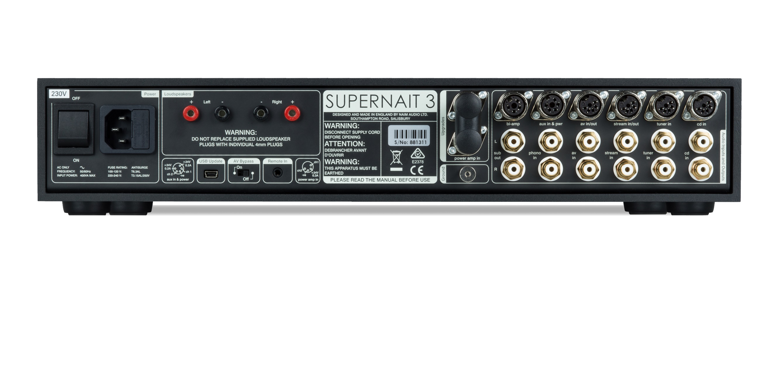 Стереоусилитель Naim SUPERNAIT 3