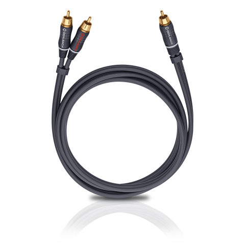 Кабель межблочный аудио Oehlbach BOOOM! Y-adapter cable anthracite 10,0 m (23710)