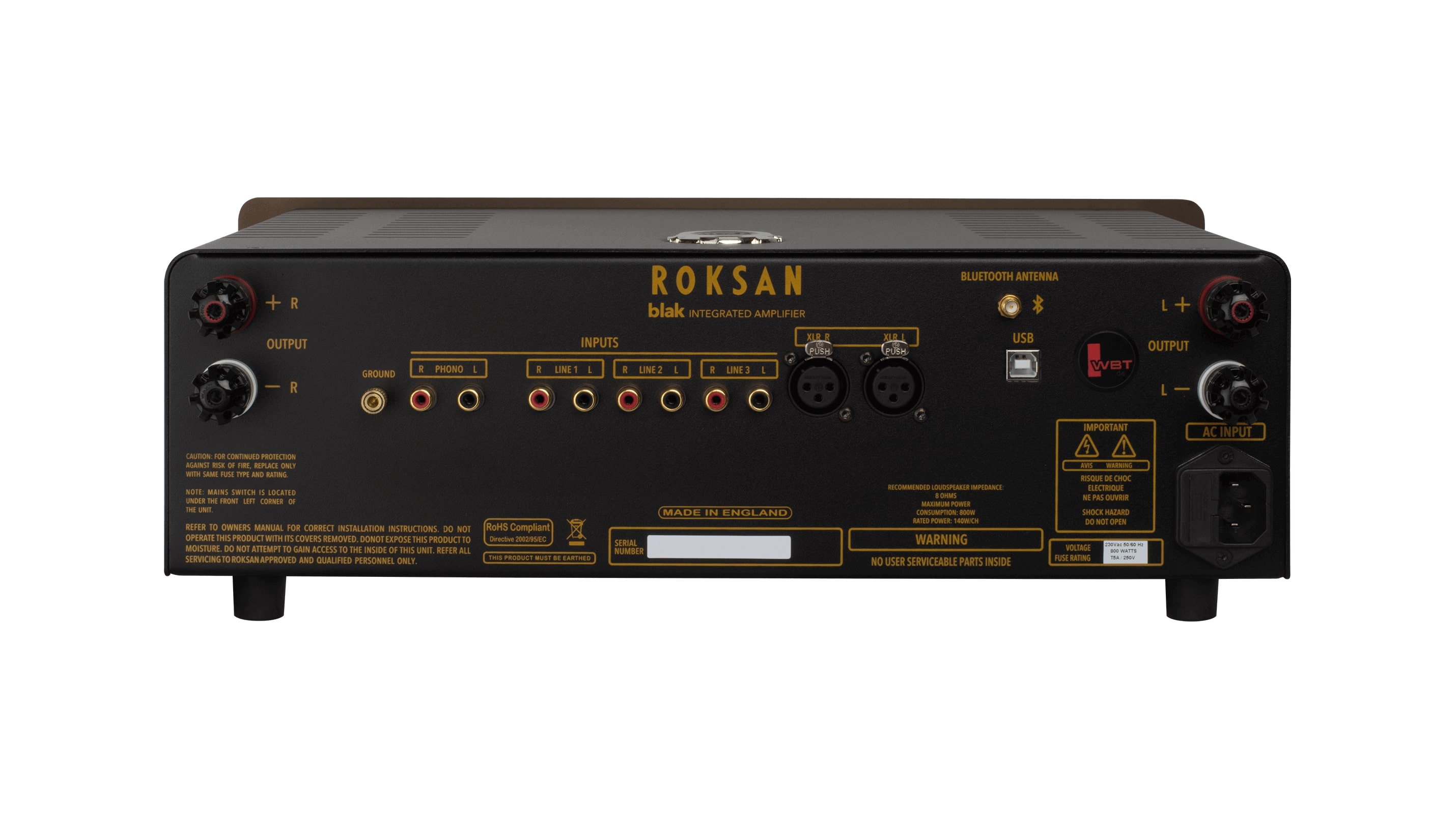 Интегральный усилитель Roksan Blak Integrated Amplifier USB Charcoal