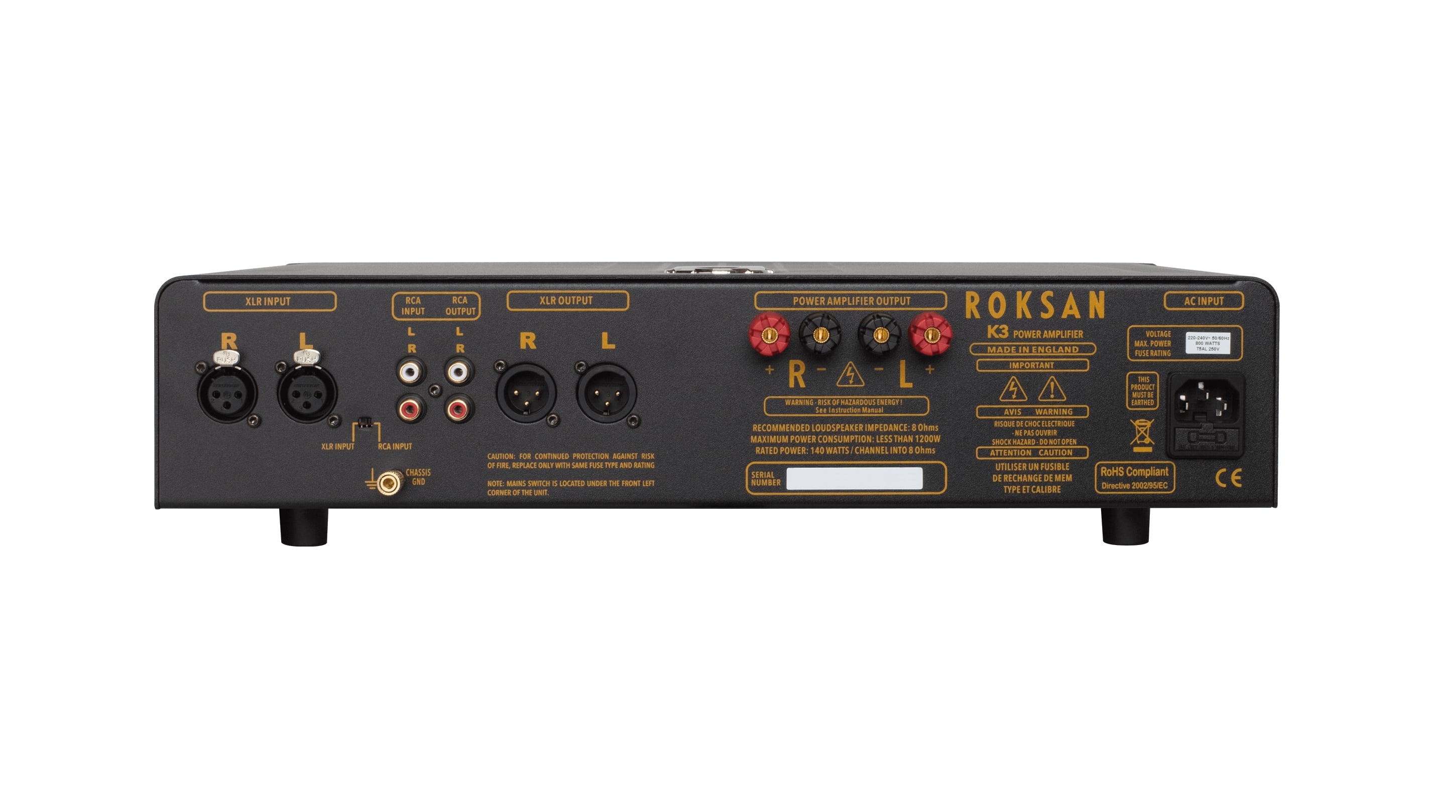 Усилитель мощности Roksan Kandy K3 Stereo Power Amplifier Charcoal