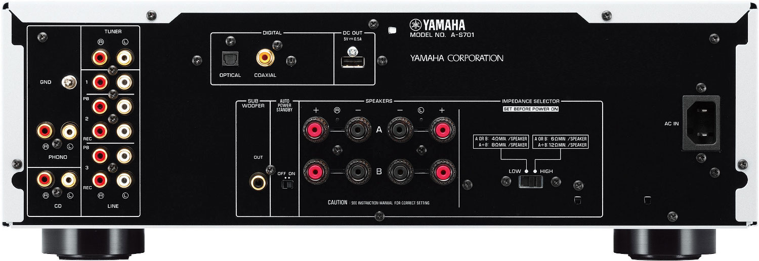 Интегральный усилитель Yamaha A-S701 black