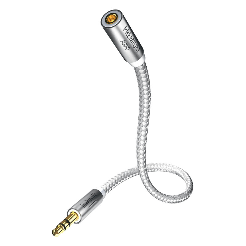 Кабель межблочный In-Akustik Premium Extension Audio Cable 7.5m 3.5mm jack3.5mm jack(F)+6.3 jack adapter #004102075