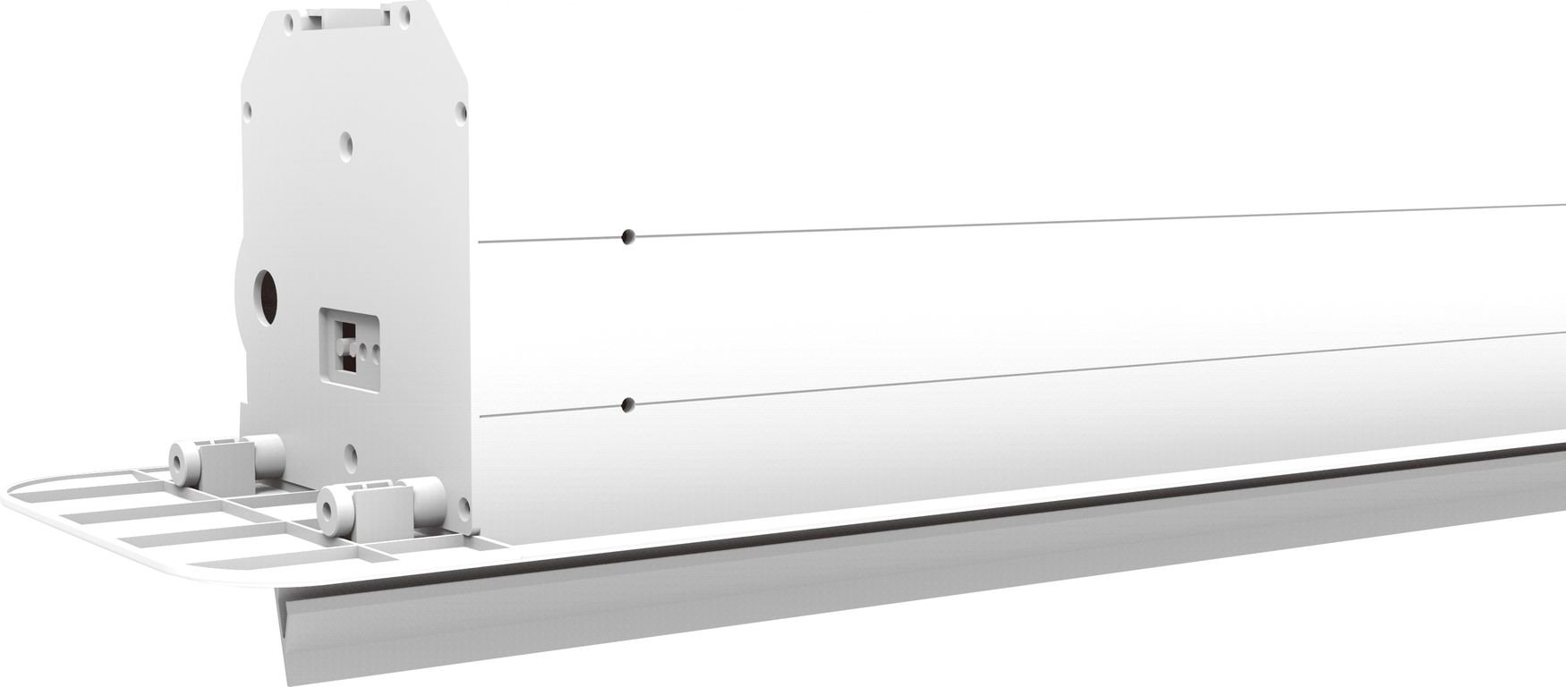 Экран встраиваемый с электроприводом и растяжками Digis Paramount DSIT-16917 MW, 16:9, 175", 413x268 (387x218), RS232, ИК, пульт ДУ, триггер