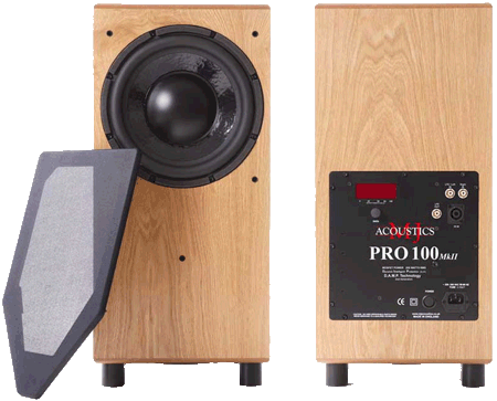 Сабвуфер MJ Acoustics Pro 100 Mk II black ash