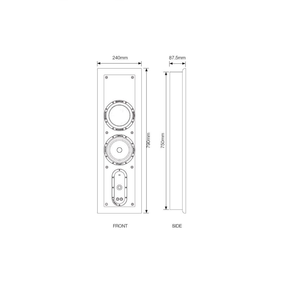 Встраиваемая акустика Monitor Audio SoundFrame 2 In Wall white