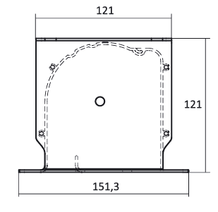 Экран с электроприводом встраиваемый Kauber InCeiling Tensioned BT Cinema, 122" 16:9 Peak Contrast S, область просмотра 152x270 см. дроп 50 см., длина корпуса 310 см.