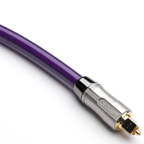 Кабель межблочный аудио QED 3310 Reference Optical Quartz 1.0m