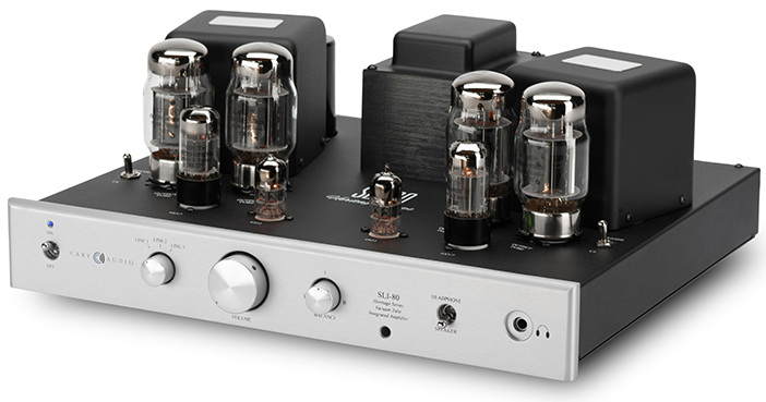 Интегральный ламповый усилитель Cary Audio SLI-80HS silver