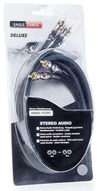 Кабель межблочный аудио Eagle Cable DELUXE Stereo Audio 0.75m #10040007