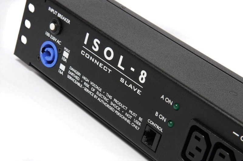 Isol-8 Connect Slave Schuko 2x2 black