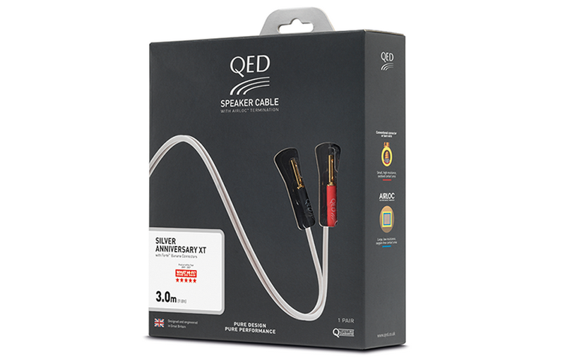 Акустический кабель QED SILVER ANN XT Pre-Terminated Speaker Cable 3.0m QE1432