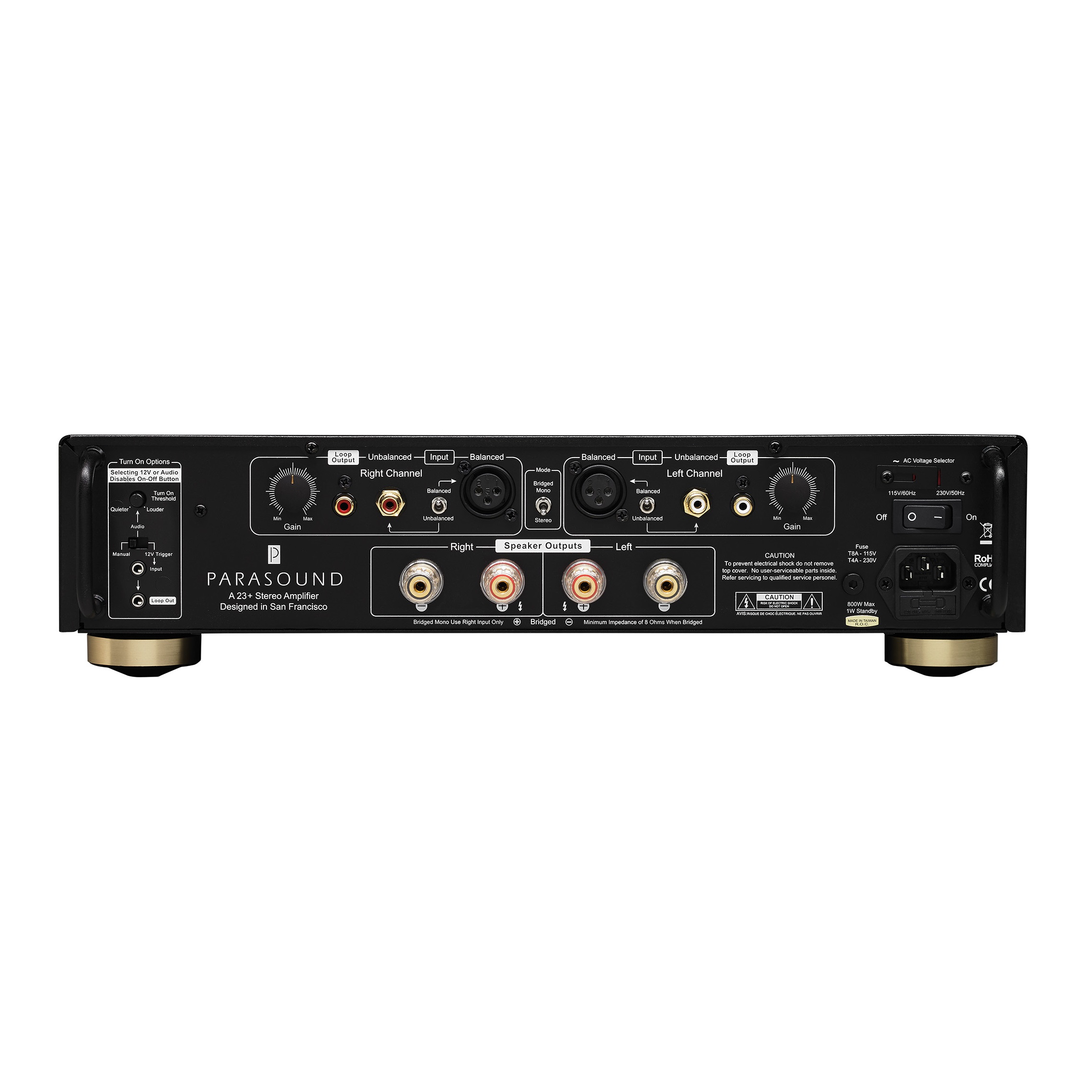 Усилитель мощности Parasound A23+ black
