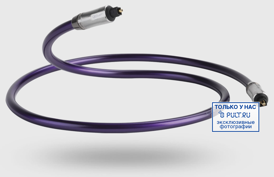 Кабель межблочный аудио QED 3310 Reference Optical Quartz 1.0m