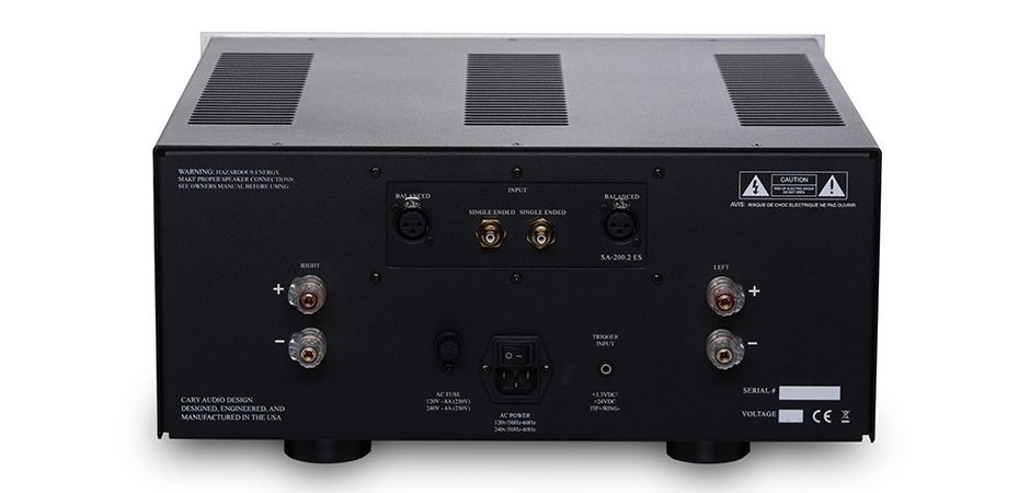 Усилитель мощности Cary Audio SA-200.2ES silver