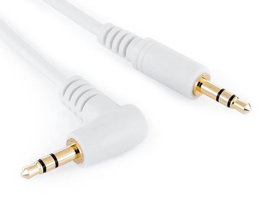 Аудио кабель Eagle Cable HIGH STANDARD Mini (m) - Mini 90° (m) wh. 0,8 m, 20071308