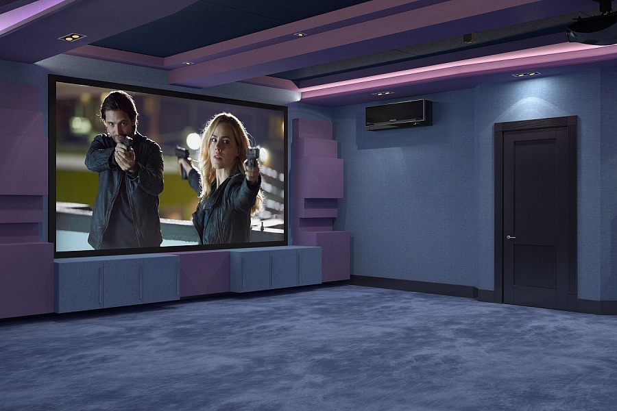 Кинозал в мансарде